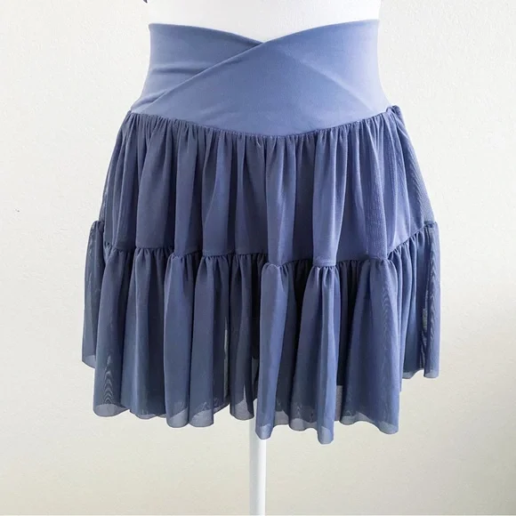 Blogilates Ballerina Skort Steel Blue - Picture 2 of 10
